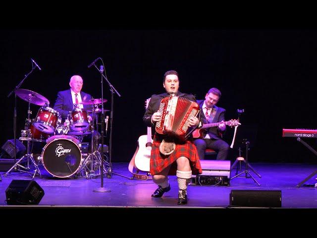 The Celtic Cajun played by Brandon McPhee on accordion live at the Tivoli Theatre in Aberdeen 2024