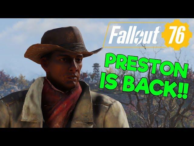 Fallout 76 Preston Garvey Trolling - Another Settlement Needs Our Help