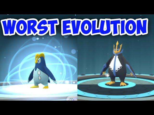 Worst evolution of Prinplup to Empoleon - Pokémon go 2021 #shorts