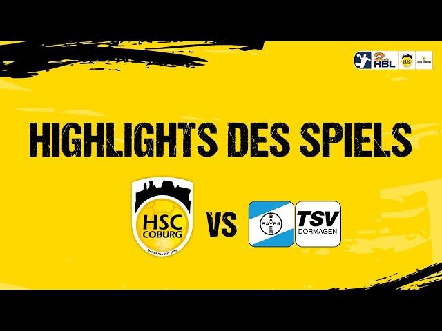 Highlights HSC 2000 Coburg vs. TSV Bayer Dormagen I Saison 24/25