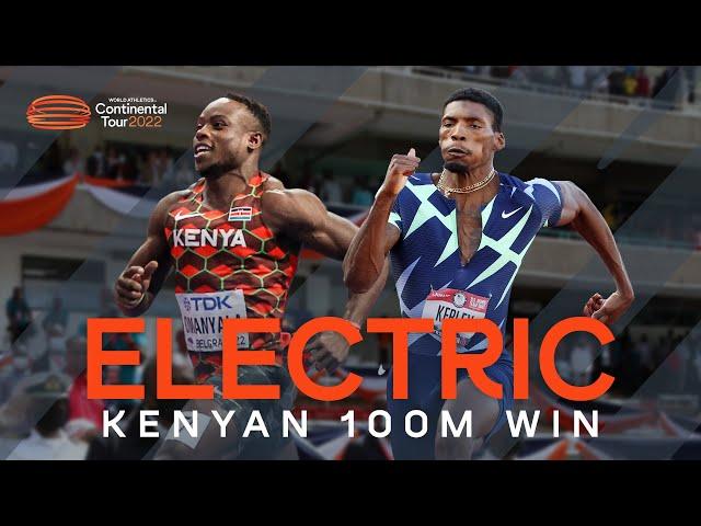 Omanyala beats Kerley with 9.85 in Nairobi | Continental Tour Gold 2022