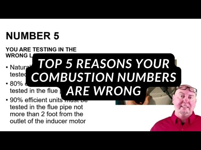 Top 5 Reasons Your Combustion Numbers Are Wrong