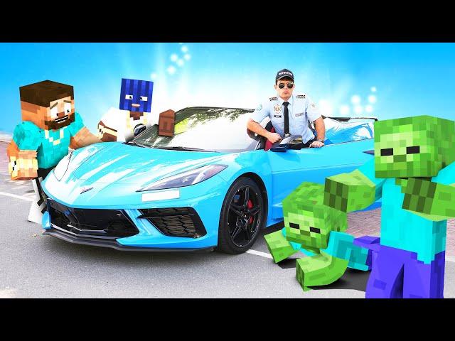 Minecraft Corvette is defended by Security Officer Alex