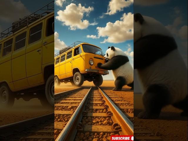 The Brave Panda's Final Sacrifice#ai #panda #shorts
