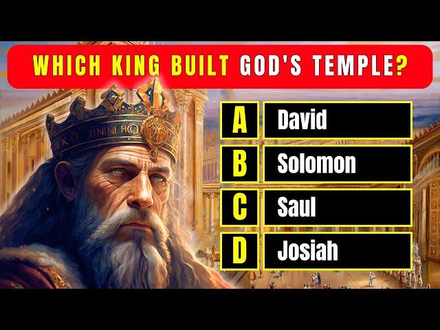 GENESIS TO REVELATION QUIZ - 50 BIBLE QUESTIONS TO TEST YOUR BIBLE KNOWLEDGE - Bible Quiz Channel