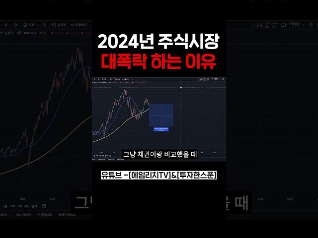 2024년 주식시장 대폭락 하는 이유 #shorts