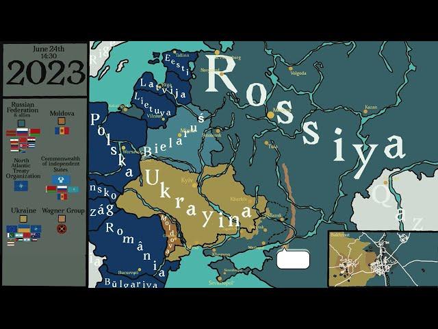 The Post-Soviet conflicts in Eastern Europe the Timeline..