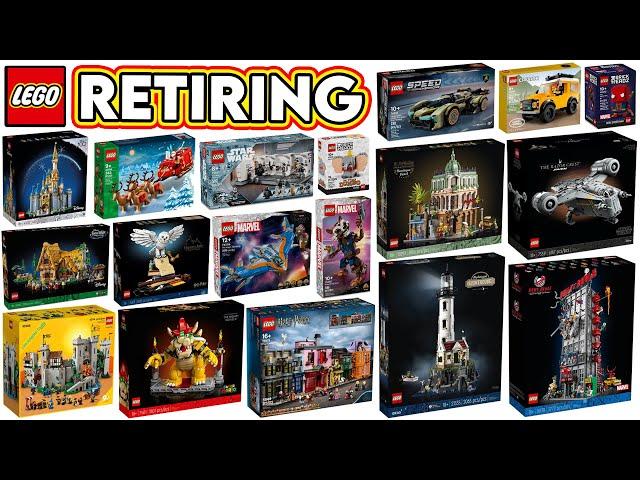 Over 100 LEGO Sets RETIRING in 2025!