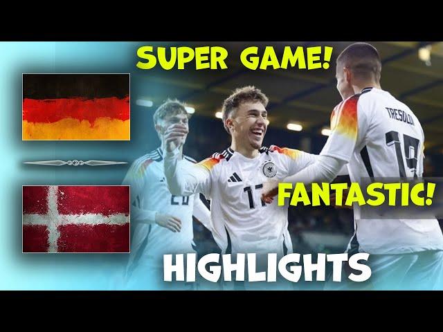 Germany u21 vs Denmark u21 | International Friendly | Highlights 15-11-2024