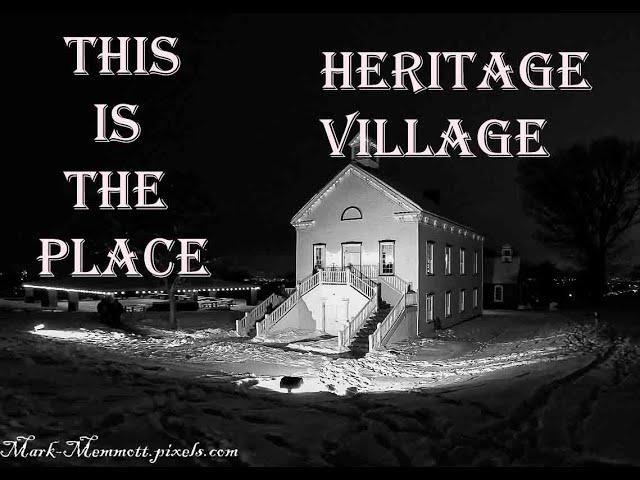 Utah's Heritage Village. This is the place. Salt Lake City, Utah. Mormon Pioneers