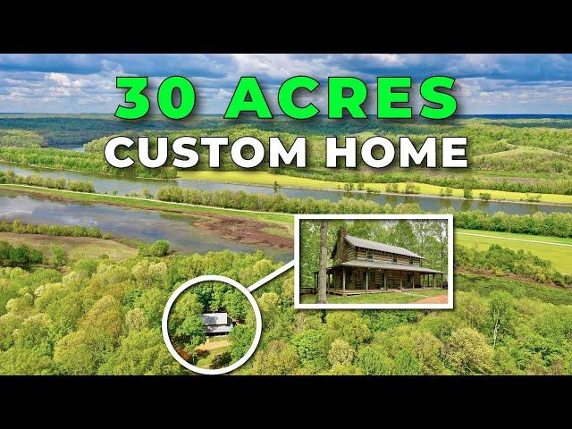 30 Acres of TENNESSEE Land for Sale with Log Home • LANDIO