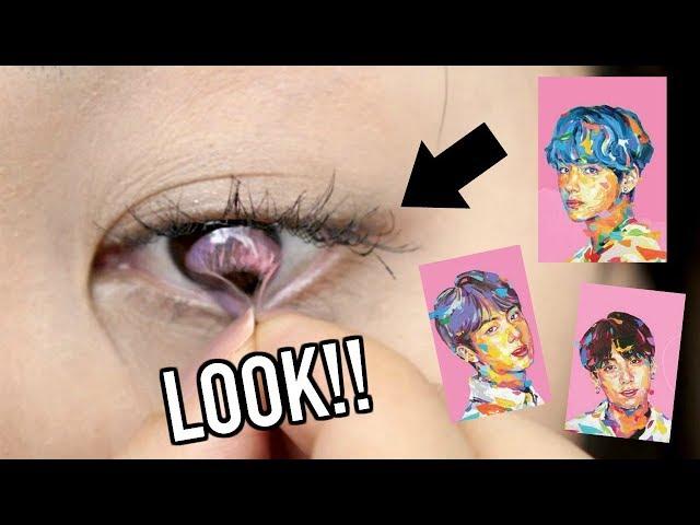 i try BTS Unicorn Contacts!!! (lowkey dragging them too)