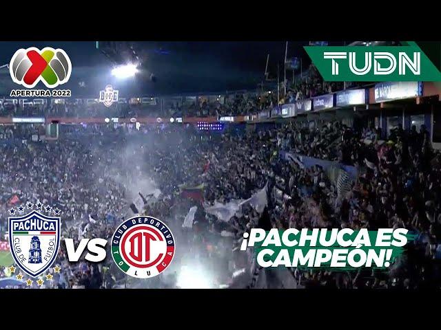 ¡PITAZO FINAL! ¡PACHUCA ES CAMPEÓN! | Pachuca 3-1 Toluca | Liga Mx AP2022 - Final VUELTA | TUDN