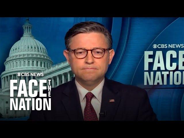 Full interview: Speaker Mike Johnson on "Face the Nation with Margaret Brennan"