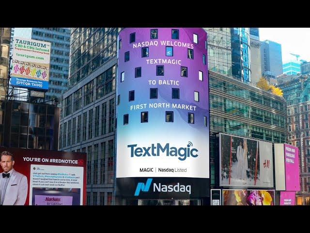 Aftermovie: TextMagic IPO Opening Bell | Nasdaq Baltic First North!