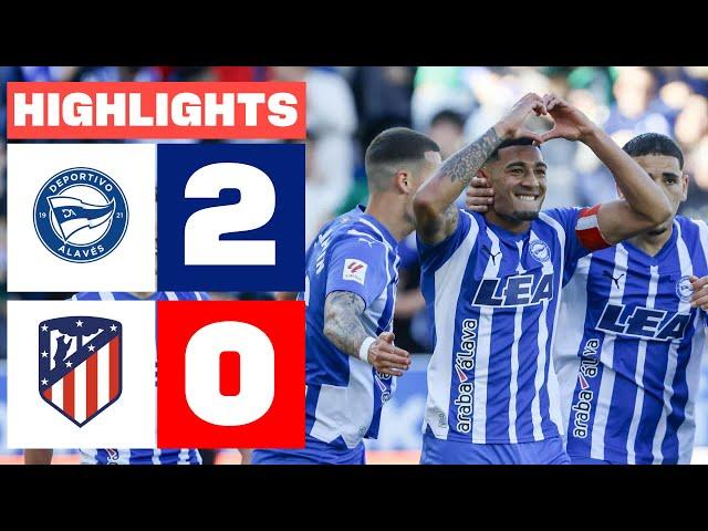 DEPORTIVO ALAVÉS 2 - 0 ATLÉTICO DE MADRID | HIGHLIGHTS LALIGA EA SPORTS