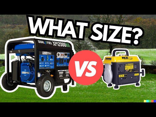 What Size GENERATOR Do I Need To POWER My House? SIMPLE!