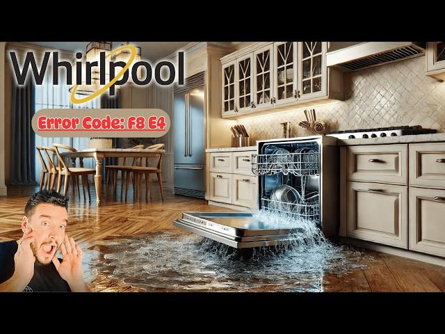Whirlpool Dishwasher Error Code F8 E4? No Problem!
