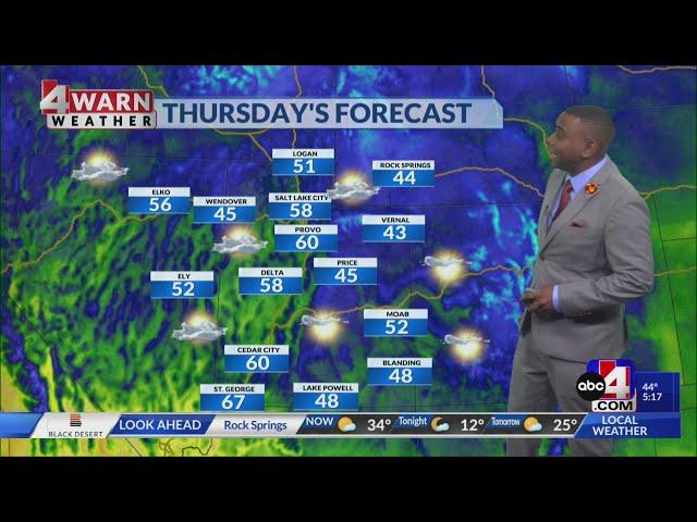 Warming up through the end of the week, soggy weekend ahead