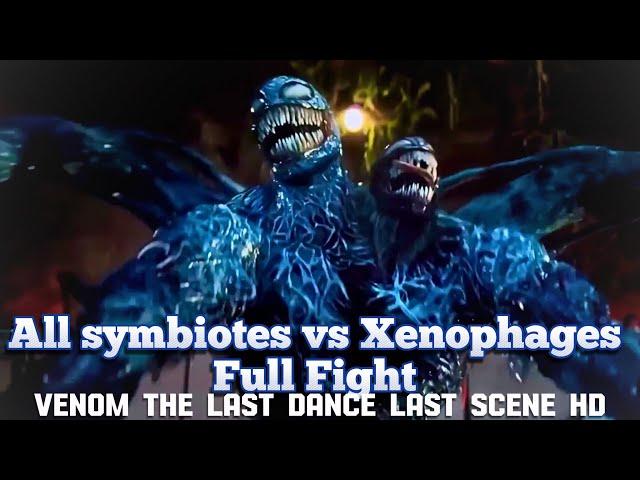 All Symbiotes vs Xenophages Full Fight | Venom The Last Dance Last Scene HD