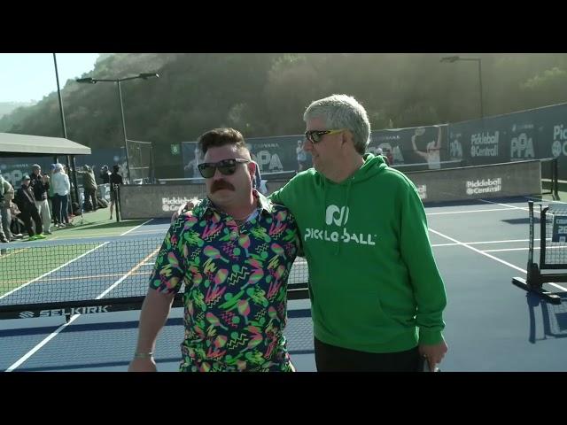 Evan tries to get a Pickleball Broadcasting Job