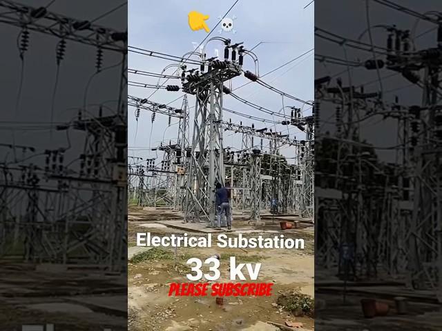 @AKPELECTRICIAN Opening of33kv lsolator at Electrical Substation#shorts#technical