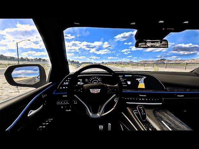 2021 Cadillac Escalade - Euro Truck Simulator 2 [Steering Wheel POV Gameplay]