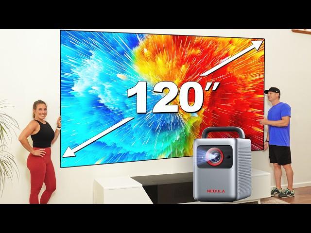 120'' Anker Nebula Cosmos 4K SE - TV or Projector?