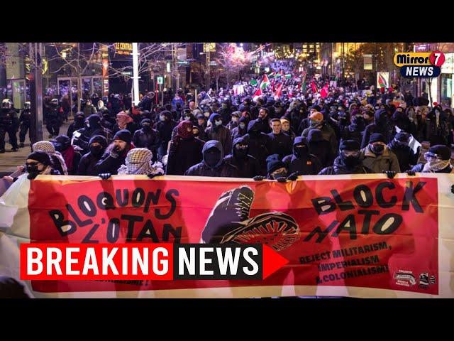 Protest Against NATO in Montreal Turns Chaotic