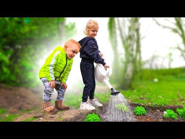 MOESTUINTJE MAKEN MET DE KINDEREN  #2801