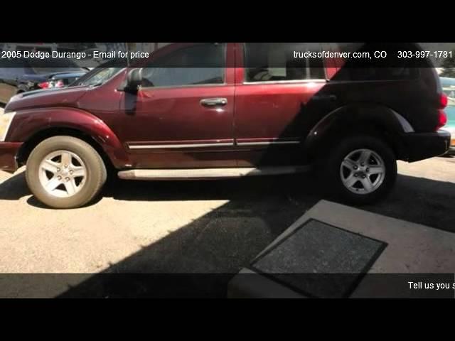 2005 Dodge Durango Limited BAD CREDIT OK REPO OK - for sale in DENVER, CO 80110