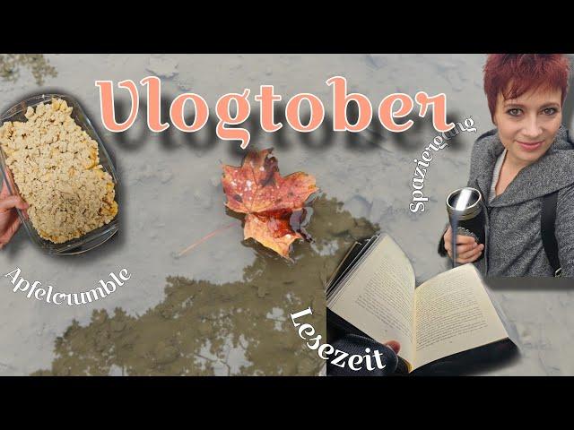 Spaziergang im Nebel, Apfelcrumble & Buch beenden  | VLOGTOBER 2024