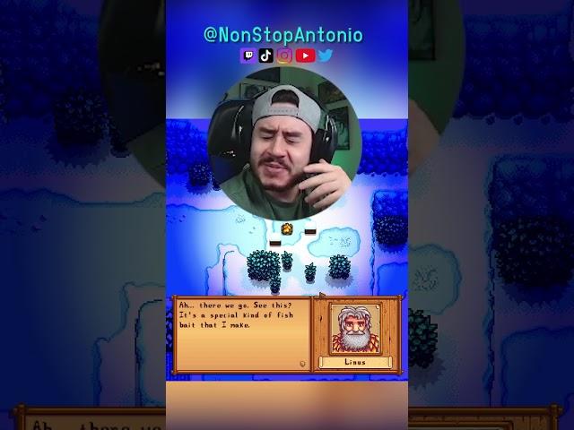 LINUS WHAT ARE YOU DOING!!!!  - Stardew Valley -  Twitch.tv/nonstopantonio