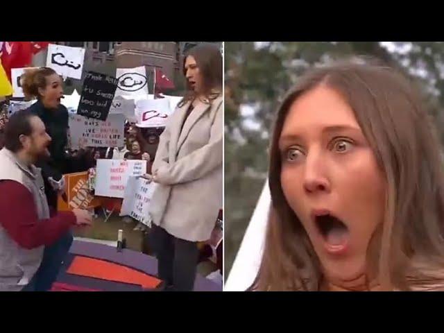 Texas A&M Fan Proposes on College GameDay!