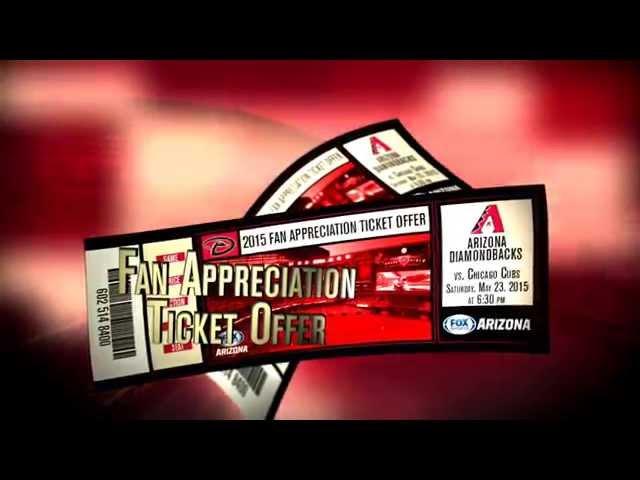 FOX Sports Arizona & D-backs Fan Appreciation Ticket Offer