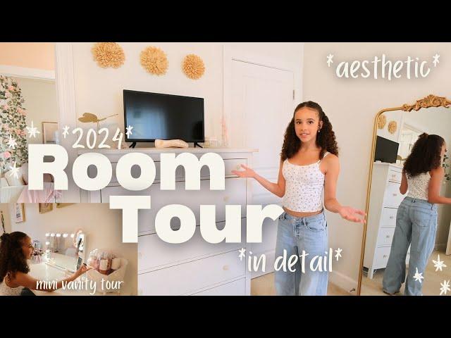 2024 Aesthetic Room Tour | *pinterest inspired/hyperfeminine/cozy*