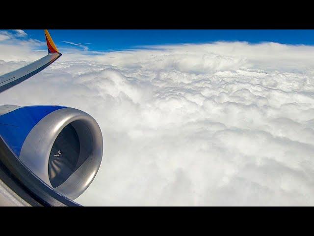 Southwest Airlines 737 MAX 8 Stormy Takeoff from New Orleans (MSY)