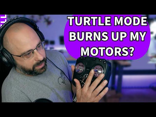 Why Do I Keep Burning Up My Motors When Using Turtle Mode? Crash Flip In Betaflight? - FPV Questions