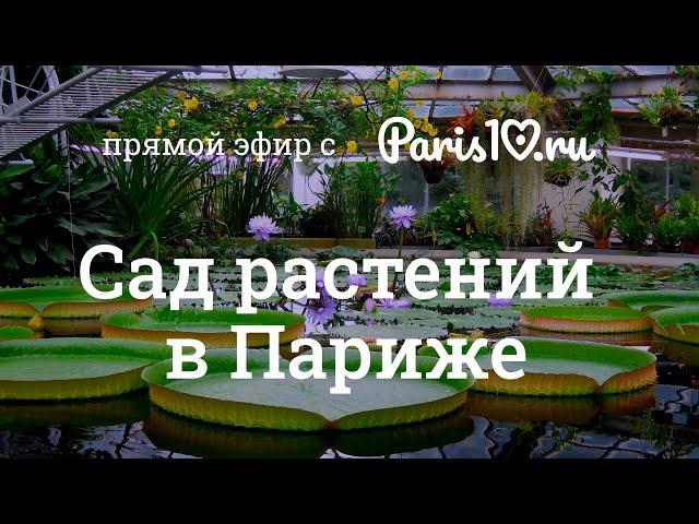 Прогулка по Парижу: Сад растений