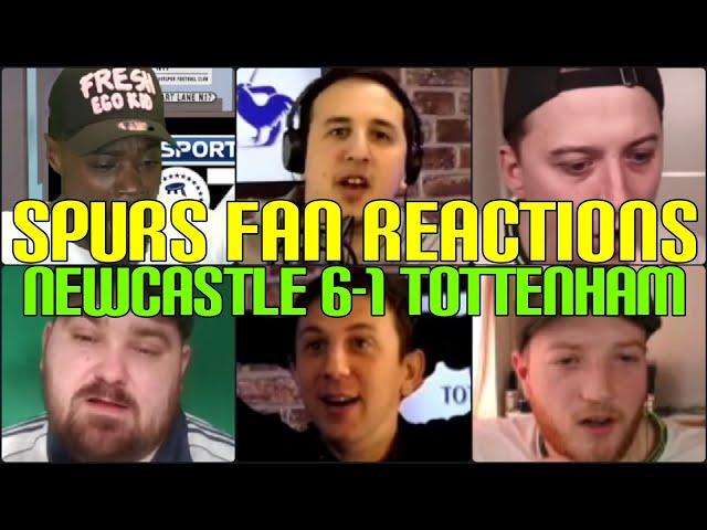 SPURS FANS REACTION TO NEWCASTLE 6-1 TOTTENHAM | FANS CHANNEL