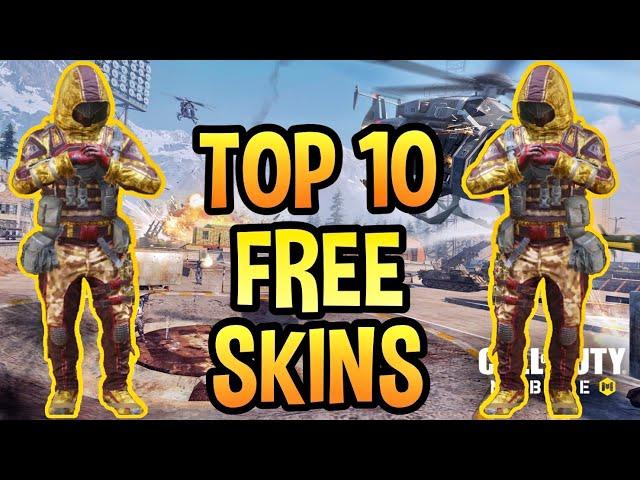 My Top 10 Favourite Free Character Skins in COD Mobile (COD Mobile #Shorts)