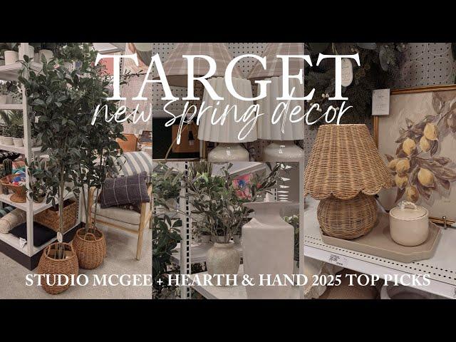 TARGET SPRING DECOR 2025 | STUDIO MCGEE & HEARTH AND HAND SPRING 2025 AT TARGET SHOP WITH ME