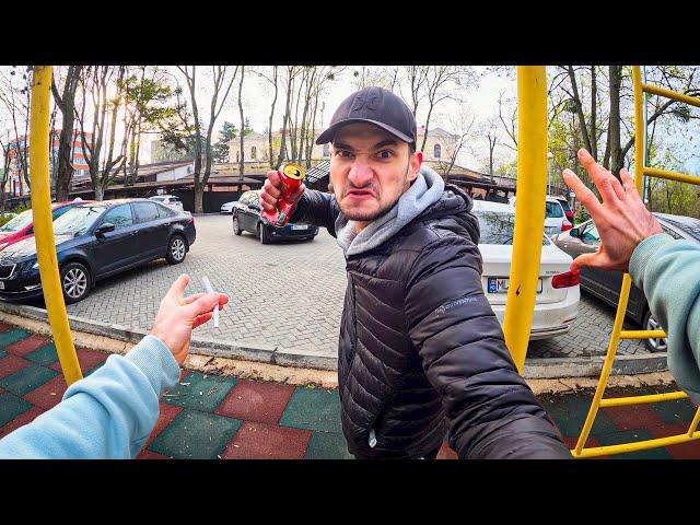 ESCAPING INSANE DAD  (Epic Parkour POV Chase)