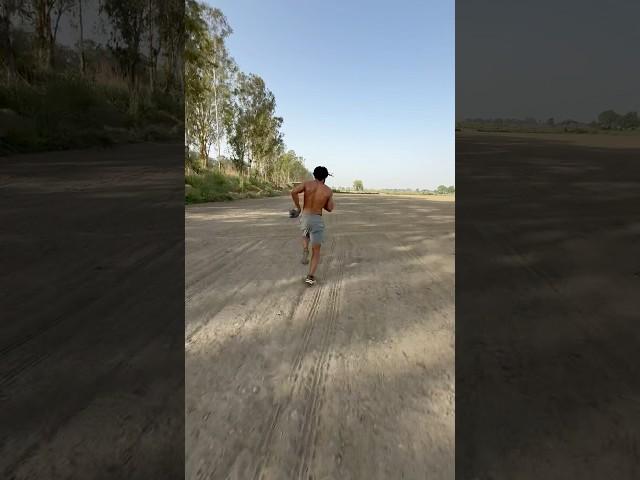 Running 100miter #rahuldhandlaniya #babakidyatai #trending #shrots #jaat #running