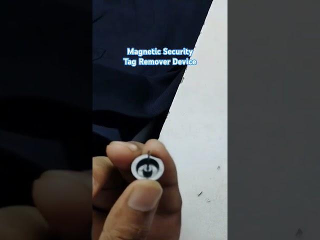 How can I remove security tag from garments #garments #security #tag #remover #device #shorts #video