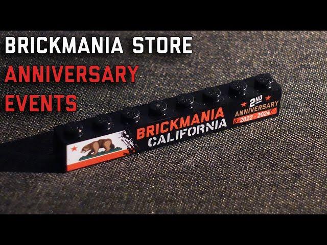 What are Brickmania Store Anniversary Events?