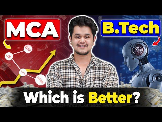  MCA Vs. BTech: What After Graduation?Is MCA Really Better Than BTech? #mca #btech #mcajobs #2024