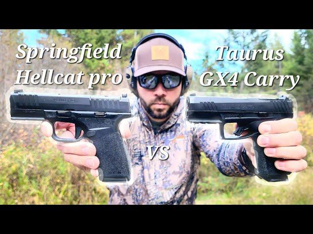 Taurus GX4 Carry VS Springfield Hellcat Pro