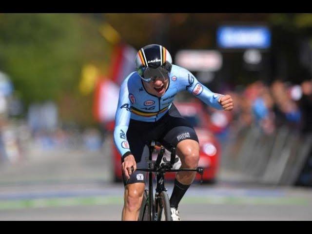 Remco Evenepoels crazy world championship junior time trial