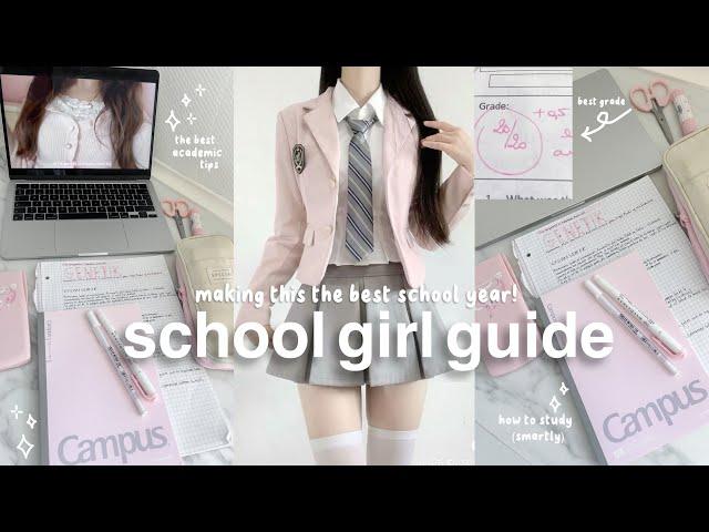 THE BEST SCHOOL GIRL GUIDE!️ study hacks, academic weapon, school routine